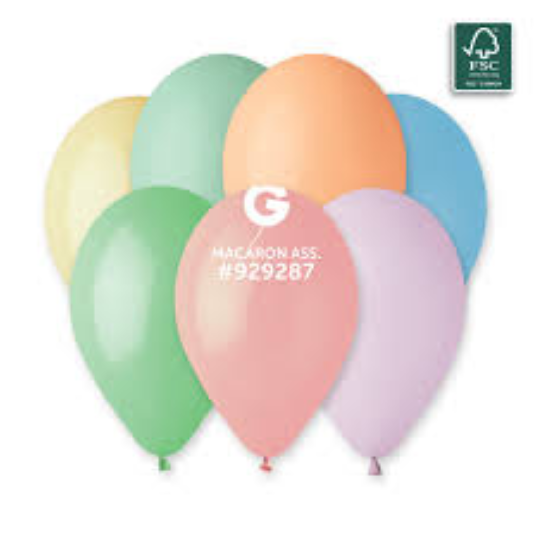 GEMAR BALLOON PASTEL ASST 30CM 12''